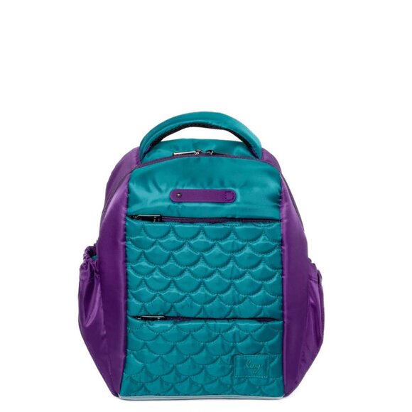 Lug Hopper Shorty Backpack Mermaid Quilted Purple Teal - Picture 1 of 11